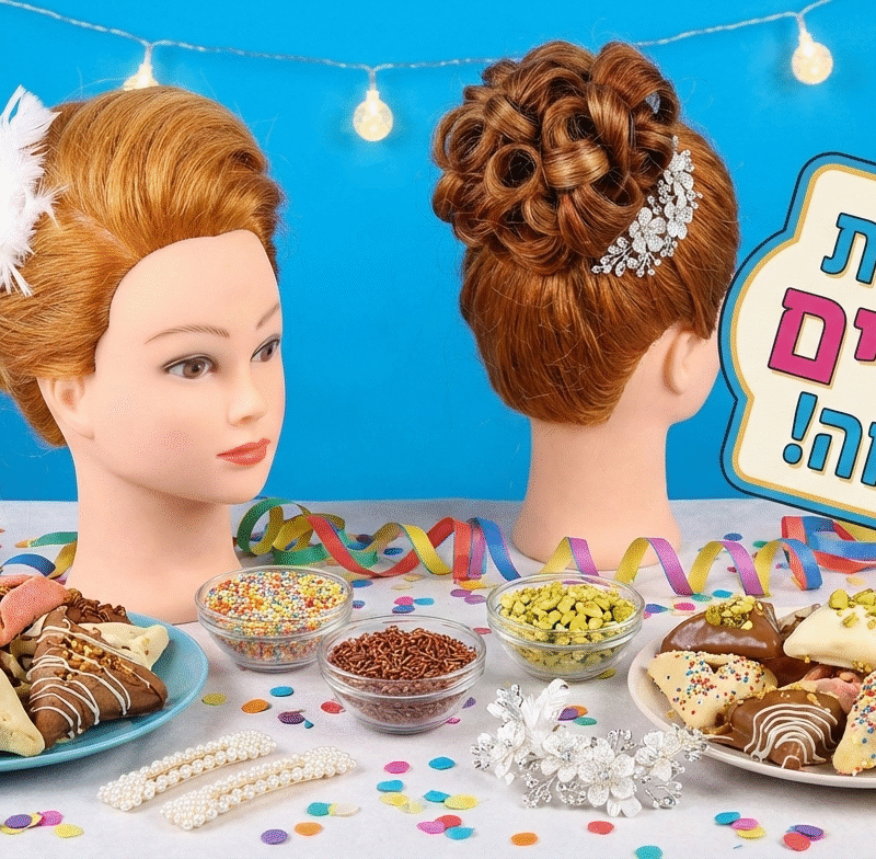 תסרוקות מיוחדות + סדנת אוזני המן = חבילת פורים במחיר מיוחד!