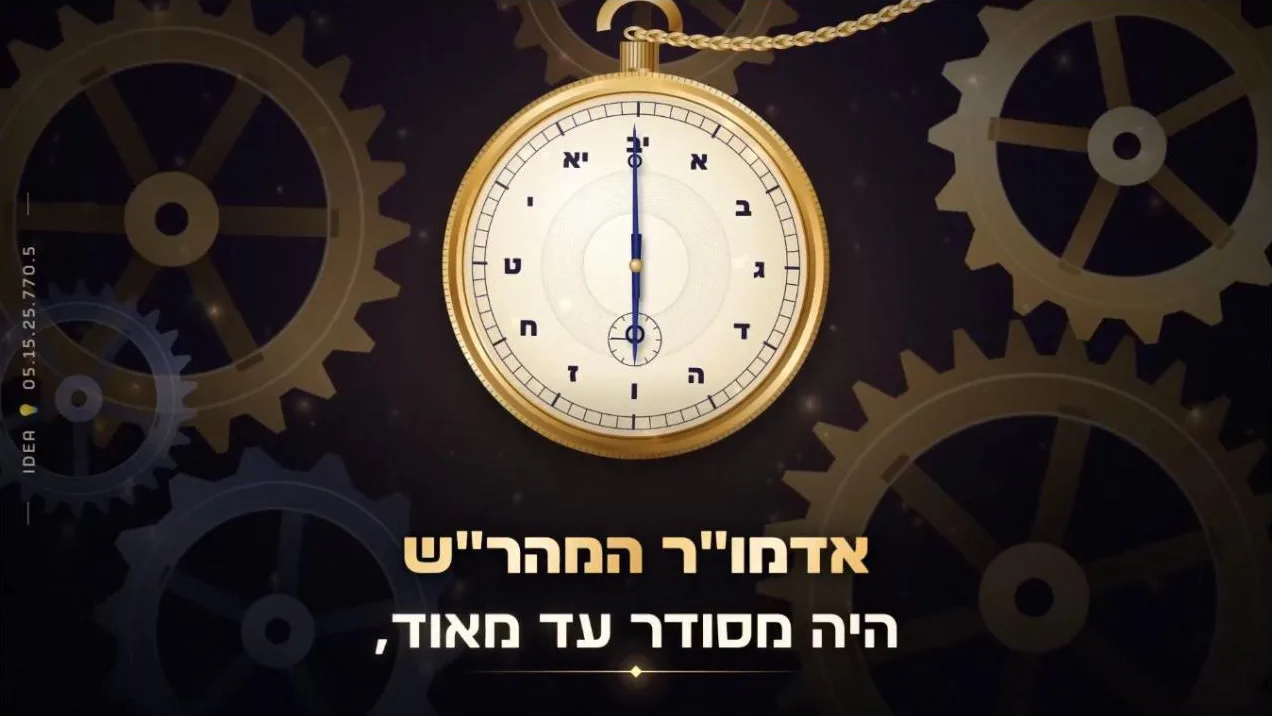 שעון כיס מוזהב – מתוך קליפ יקר הזמן